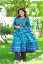 Rangmaya cotton kurti with koti for women- KGT-5018