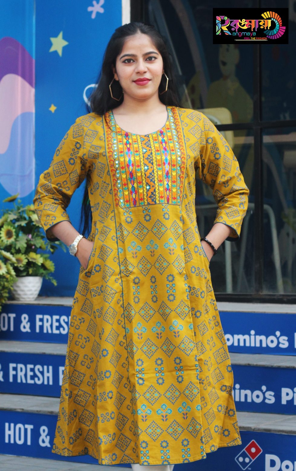 62 (19) Rangmaya cotton kurti for women- GT-6010 - Image 1