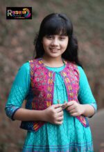 Rangmaya cotton kurti with koti for baby girls- BKGT-3004 - Image 2