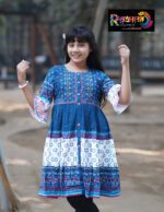 Rangmaya cotton kurti  for baby girls- BGT-2009 - Image 2