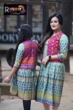 Rangmaya combo cotton kurti with koti for women- CMK-8005 - Image 3