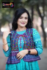 Rangmaya cotton kurti with koti for women- KGT-5011 - Image 2