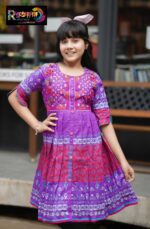 Rangmaya cotton kurti  for baby girls- BGT-2010 - Image 2
