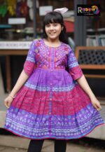 Rangmaya cotton kurti  for baby girls- BGT-2010