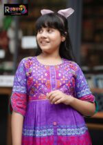 Rangmaya cotton kurti  for baby girls- BGT-2010 - Image 3