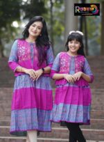 Rangmaya combo cotton kurti with koti for women- CMK-8007 - Image 2