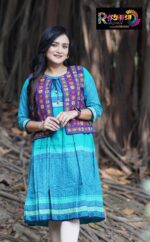 Rangmaya cotton kurti with koti for women- KGT-5014 - Image 3