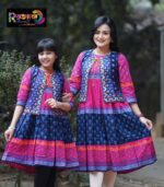 Rangmaya combo cotton kurti with koti for women- CMK-8008