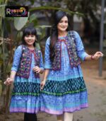 Rangmaya combo cotton kurti with koti for women- CMK-8009 - Image 5