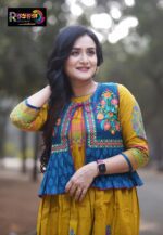 Rangmaya cotton kurti with koti for women- KGT-5016 - Image 4