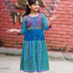 Rangmaya cotton kurti  for baby girls- BGT-2006