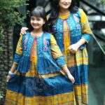Rangmaya combo cotton kurti with koti for women- CMK-8012