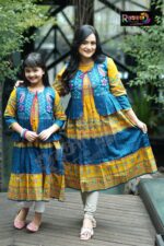Rangmaya combo cotton kurti with koti for women- CMK-8012 - Image 3