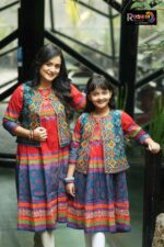 Rangmaya combo cotton kurti with koti for women- CMK-8013 - Image 3