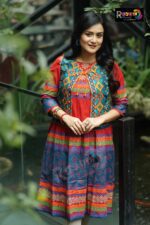 Rangmaya cotton kurti with koti for women- KGT-5019 - Image 5