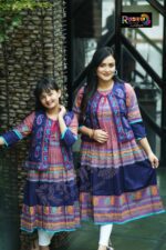 Rangmaya combo cotton kurti with koti for women- CMK-8016