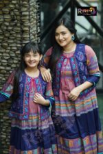 Rangmaya combo cotton kurti with koti for women- CMK-8016 - Image 3