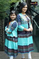 Rangmaya combo cotton kurti with koti for women- CMK-8017 - Image 2