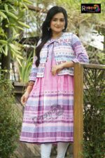 Rangmaya cotton kurti with koti for women- KGT-5024 - Image 7