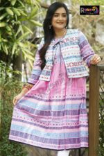 Rangmaya cotton kurti with koti for women- KGT-5024 - Image 5