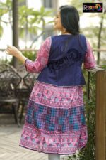 Rangmaya cotton kurti with koti for women- KGT-5025 - Image 6
