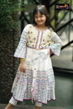 Rangmaya cotton kurti for baby girls- BGT-2013 - Image 6