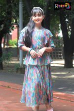Rangmaya cotton 2 pieces for baby girls- B2P-1008 - Image 4