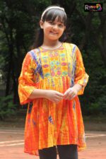 Rangmaya cotton kurti for baby girls- BGT-2017 - Image 6