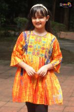 Rangmaya cotton kurti for baby girls- BGT-2017 - Image 4