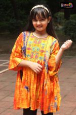 Rangmaya cotton kurti for baby girls- BGT-2017 - Image 3