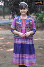 Rangmaya cotton kurti with koti for baby girls- BKGT-3019 - Image 6