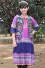 Rangmaya cotton kurti with koti for baby girls- BKGT-3019 - Image 5