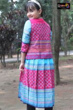 Rangmaya cotton kurti with koti for baby girls- BKGT-3020 - Image 7
