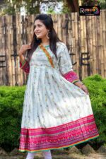 Rangmaya cotton Anarkoli for women- A-1001