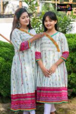 Rangmaya cotton Anarkoli for Baby girl- CA-1001 - Image 5