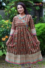 Rangmaya cotton Anarkoli for women- A-1002 - Image 5