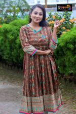 Rangmaya cotton Anarkoli for women- A-1002 - Image 4