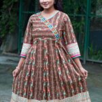 Rangmaya cotton Anarkoli for women- A-1002