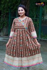 Rangmaya cotton Anarkoli for women- A-1002