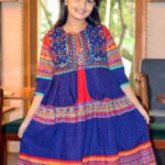 Rangmaya cotton kurti with koti for baby girls- BKGT-3023