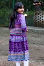 Rangmaya cotton kurti with koti for baby girls- BKGT-3027 - Image 7