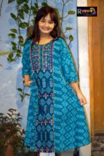 Rangmaya cotton kurti for baby girls- BGT-2019 - Image 7