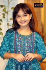 Rangmaya cotton kurti for baby girls- BGT-2019 - Image 4