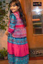 Rangmaya cotton kurti with koti for baby girls- BKGT-3030 { Tora body + Majanda koti } - Image 4