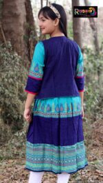 Rangmaya cotton kurti with koti for baby girls- BKGT-3032 - Image 6