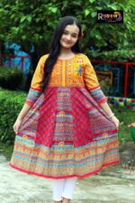 Rangmaya cotton kurti for baby girls- BGT-2021