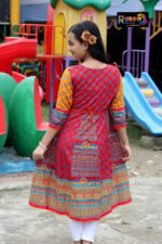 Rangmaya cotton kurti for baby girls- BGT-2021 - Image 6