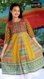 Rangmaya cotton kurti For baby girls-  BGT-2023