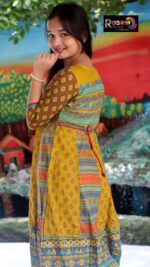 Rangmaya cotton kurti For baby girls-  BGT-2023 - Image 6