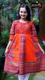 Rangmaya cotton kurti for baby girls- BGT-2022